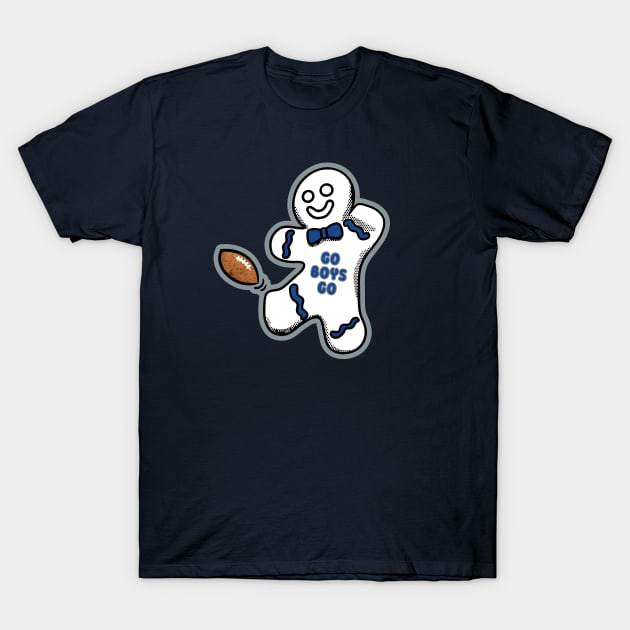 Dallas Cowboys Gingerbread Man Dallas Cowboys T Shirt TeePublic